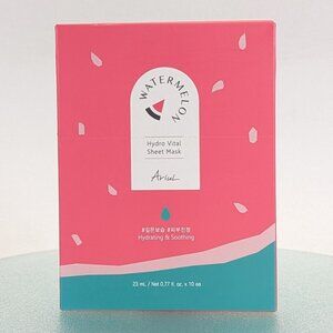 Ariul Watermelon Hydro Vital Sheet Mask 10 Pack 23ml Vegan Korea